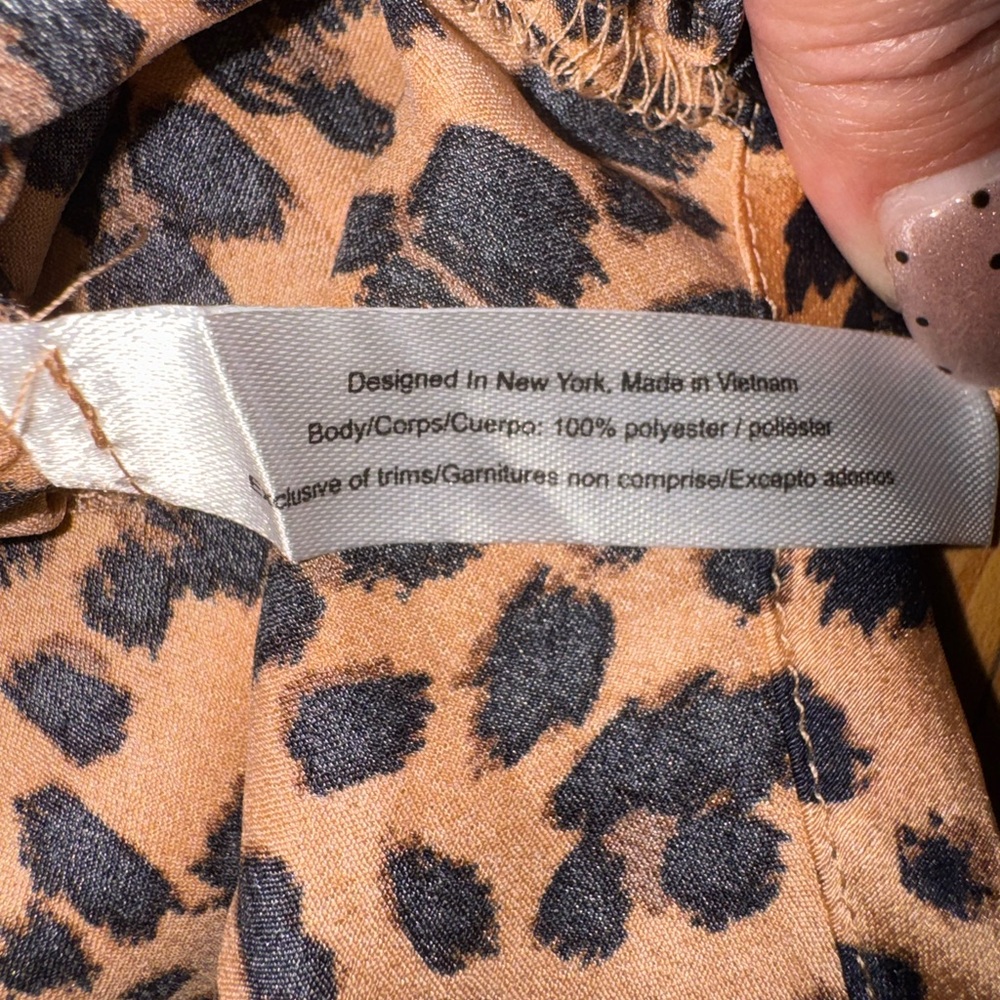 NWT Adore Me Leopard Slip Dress Mob Wife Bombshell Satin Animal Print Maxi - Picture 6 of 9